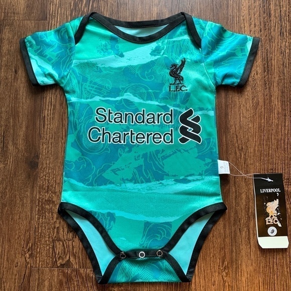 Salah Liverpool FC Soccer Jersey Baby Jersey Bodysuit 6-9 Months New - Picture 1 of 3